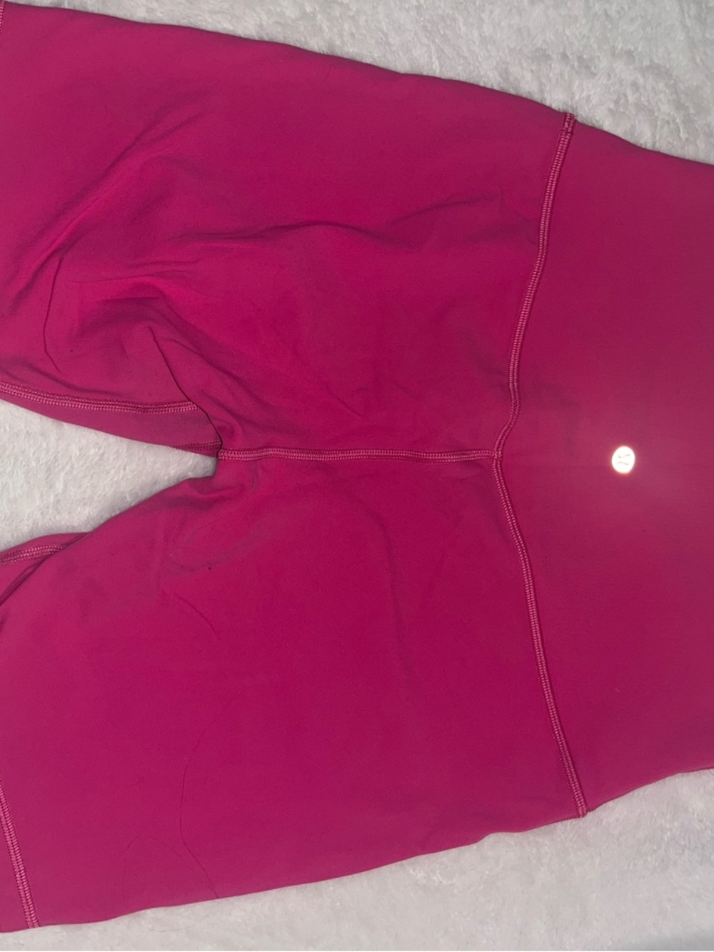 Lululemon High-Waist Sonic Pink align shorts 8” size 10 - Picture 4 of 5